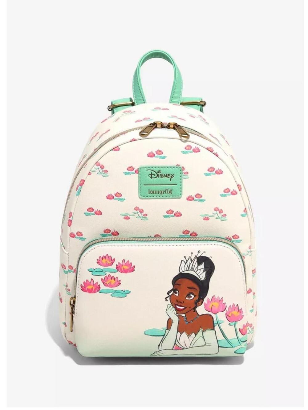 Loungefly The Princess & The Frog Tiana Water Lilies Mini Backpack
